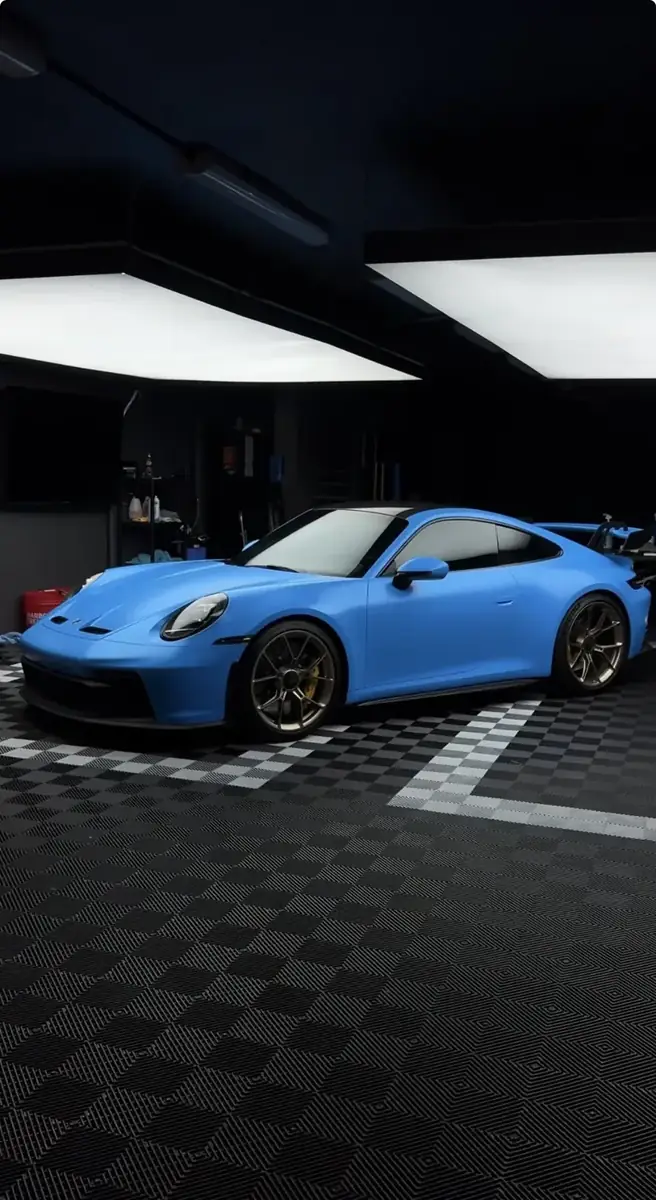 Satin Light Blue — Porsche 911 GT3