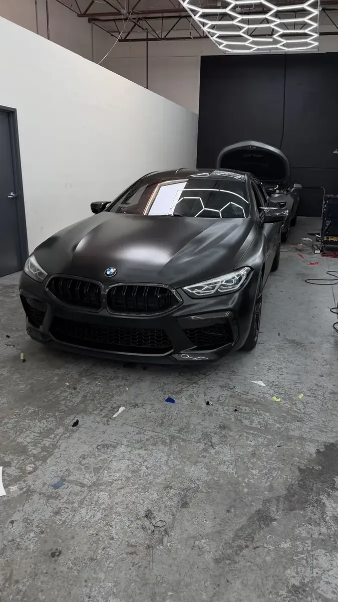 Satin black — BMW M8 COMP